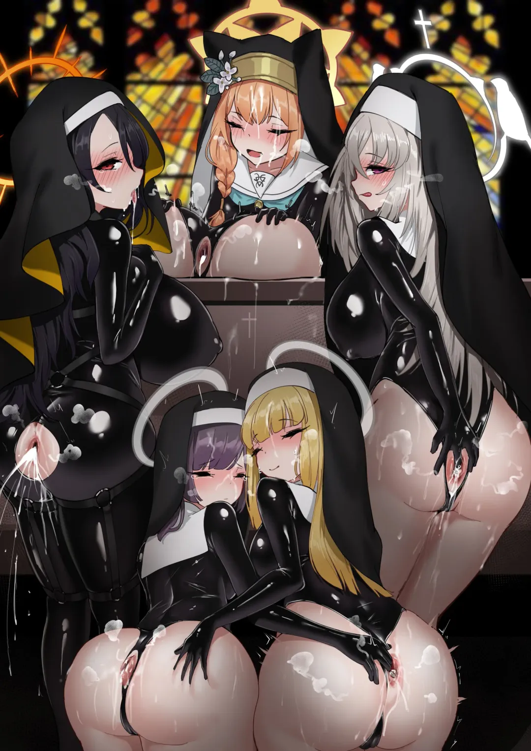 [Edenevee] Seito-tachi no Ma de Hayatteru Saimin Appli no Kudan (Kakugo) if Fhentai - Page 5