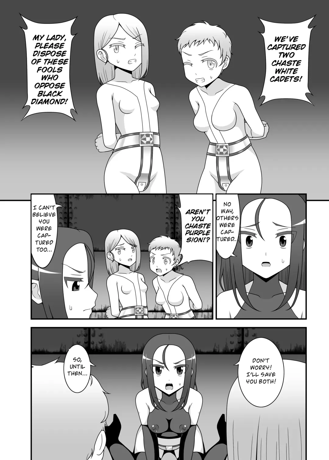 [Icelee] Teisou Sentai Virginal Colors Ch.2 | Chastity Sentai Chaste Colors Ch.2 Fhentai.net - Page 12