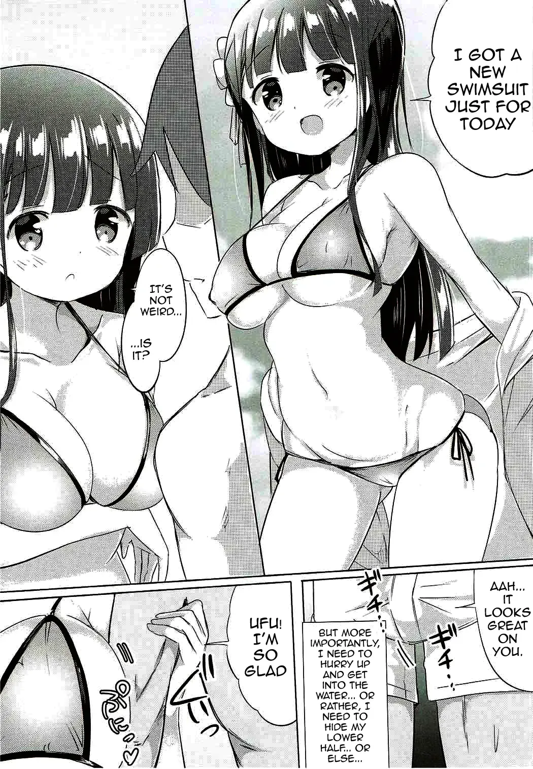 [Kuroha Reiji] Chiya-chan to Hoken Taiiku ~Umi Hen~ | PE With Chiya-chan -Beach Arc- Fhentai - Page 3