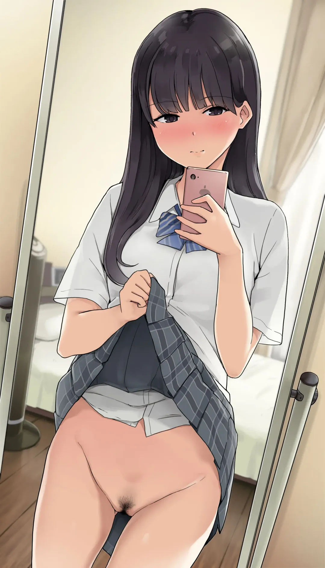 Read [Wakamatsu] Smapho Satsuei ni Hamatteru SeFri Joshi to Hamedori suru Ohanashi | Filming a Sextape with My Sexfriend Who's Really into Selfies - Fhentai.net