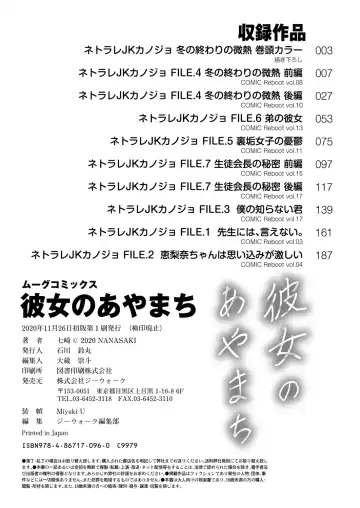 [Nanasaki] Kanojo no Ayamachi Fhentai - Page 214