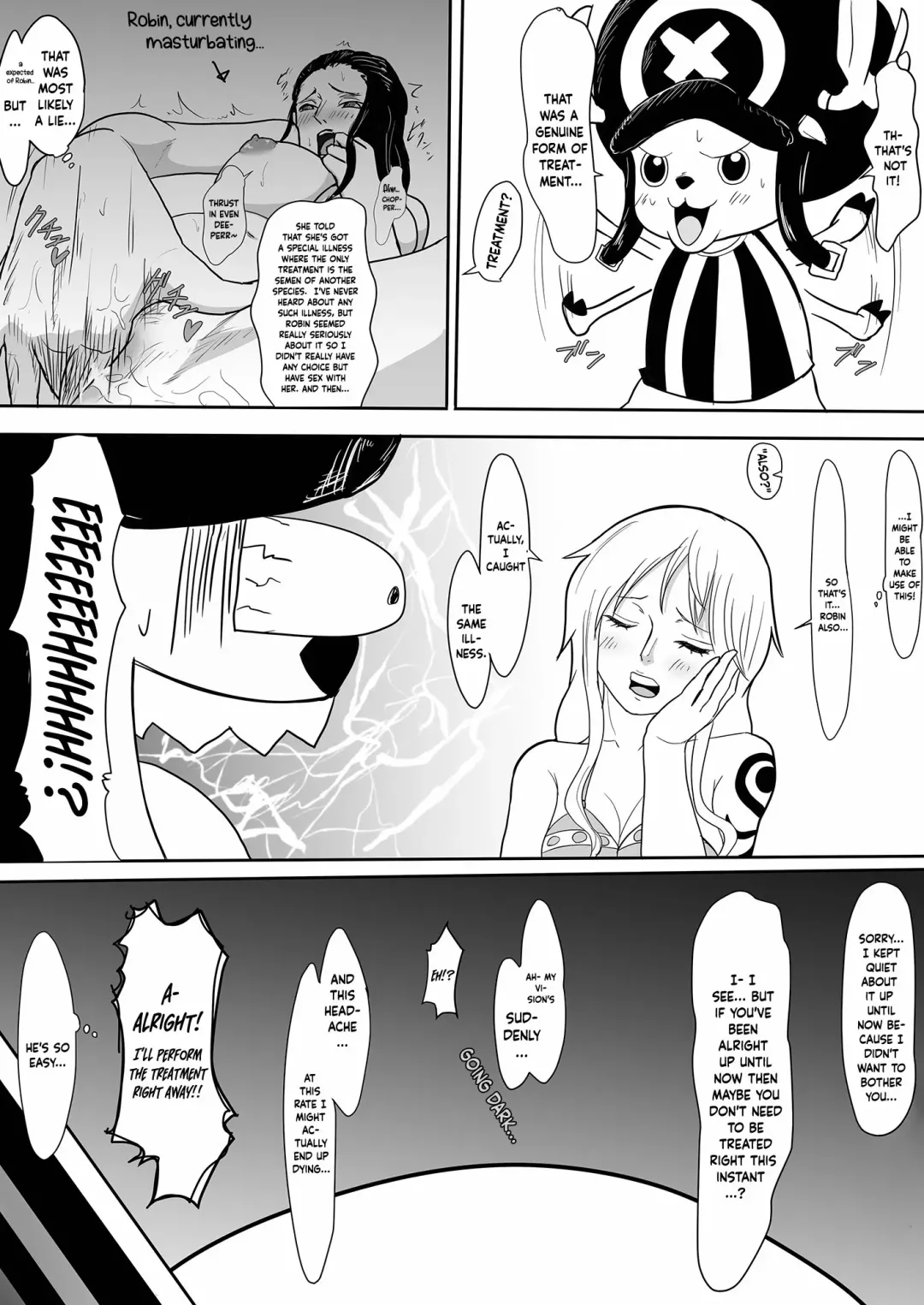 [Iwao] Nami to Chopper ga Sex Shimakuru Hon | A Book About Nami and Chopper's Sex Spree Fhentai - Page 10