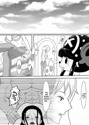 [Iwao] Nami to Chopper ga Sex Shimakuru Hon | A Book About Nami and Chopper's Sex Spree Fhentai - Page 9