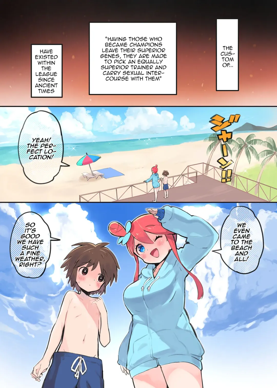 [Toranoe] Fuuro-san to Resort H♡ | Lewd Resort Sex With Skyla Fhentai - Page 2