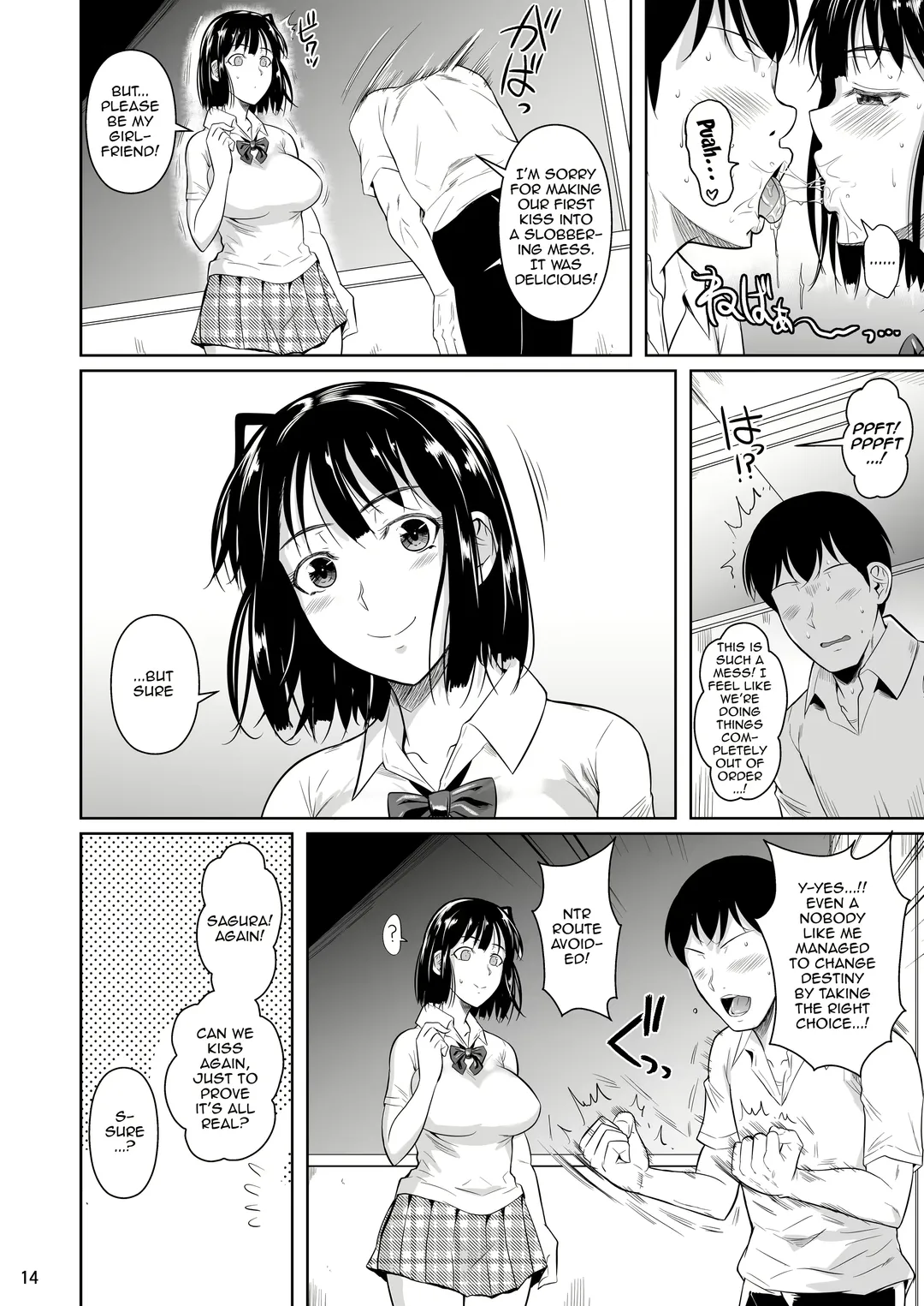[Fuetakishi] Bocchi no Mob ga Tadashii Sentaku o Shite Seiso Shoujo to Tsukiau. Mochiron Sex mo Suru | A Loner Makes the Right Choices And Goes Out With a Seiso Girl. Of Course There's Sex As Well. Fhentai - Page 15