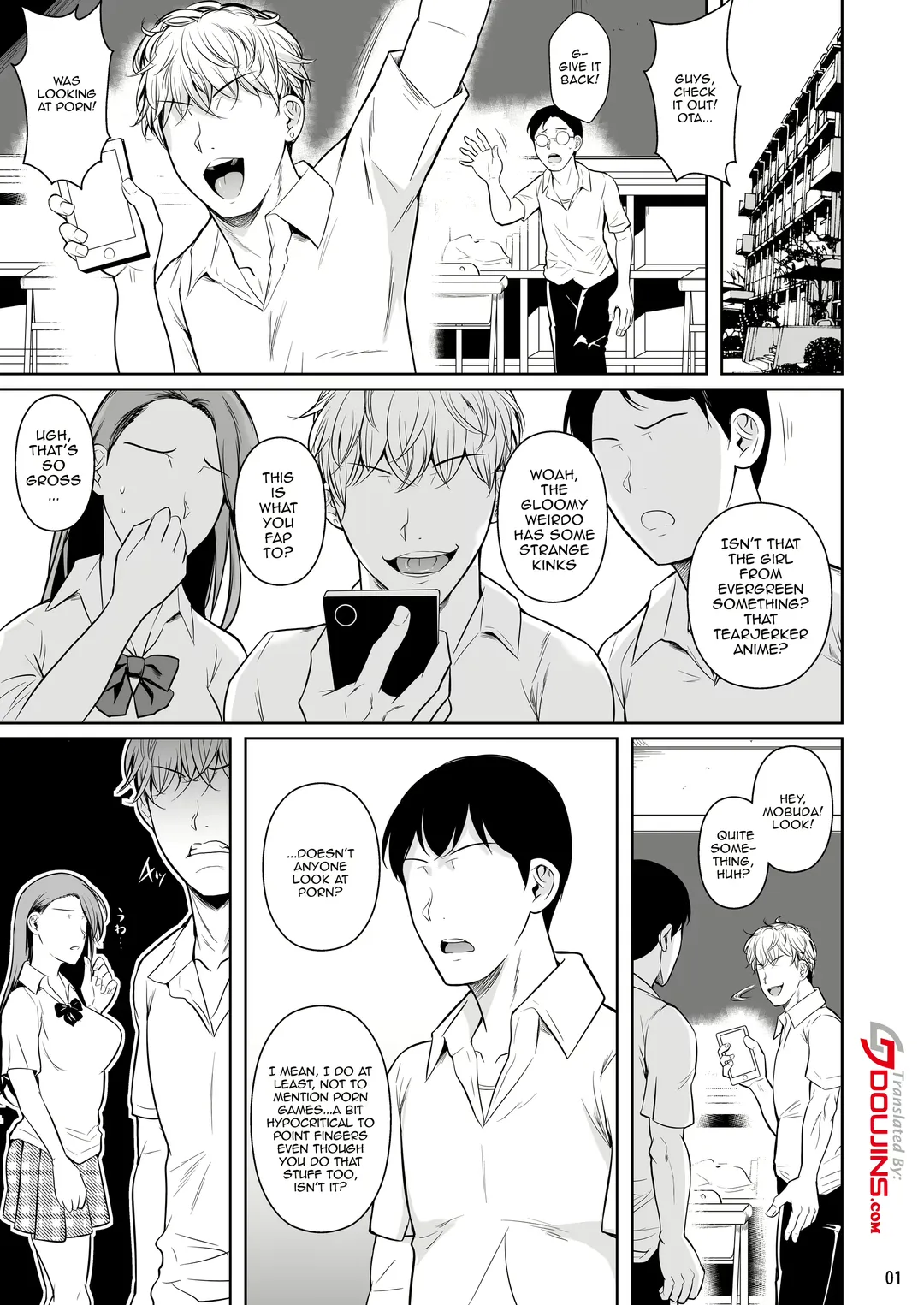[Fuetakishi] Bocchi no Mob ga Tadashii Sentaku o Shite Seiso Shoujo to Tsukiau. Mochiron Sex mo Suru | A Loner Makes the Right Choices And Goes Out With a Seiso Girl. Of Course There's Sex As Well. Fhentai - Page 2