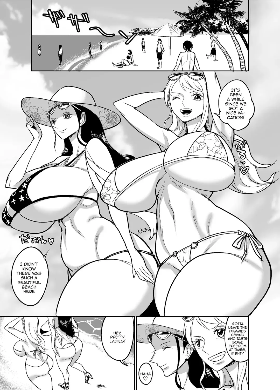 [Hamiltan] NamiRobi OneShota Vacance | NamiRobi OneShota Vacation Fhentai - Page 2