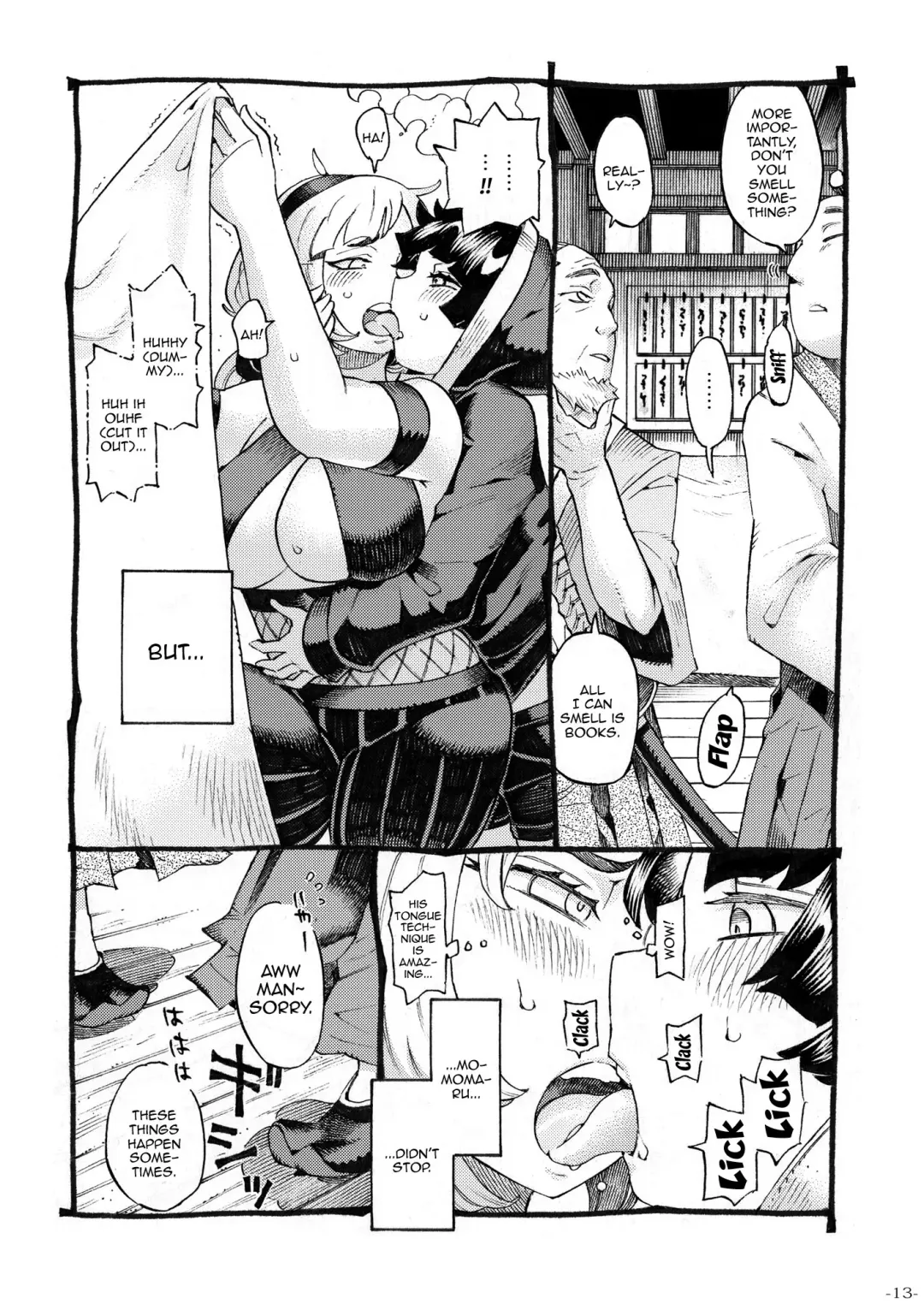 [Nishi Yoshiyuki] Kunoichi wa Deshi to Oshinobi de | A Kunoichi Sneaks Up On Her Disciple Fhentai - Page 12