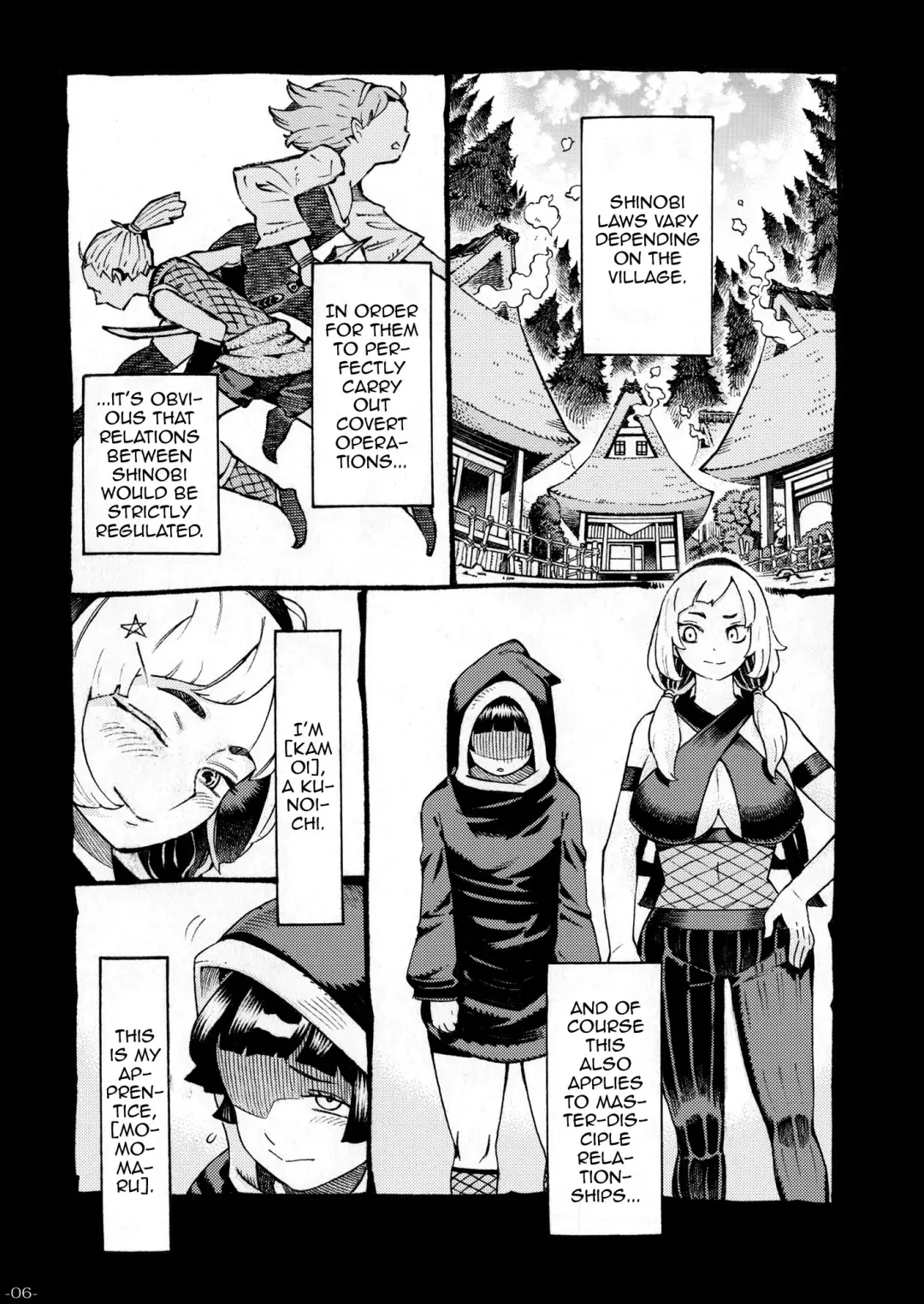 [Nishi Yoshiyuki] Kunoichi wa Deshi to Oshinobi de | A Kunoichi Sneaks Up On Her Disciple Fhentai - Page 5