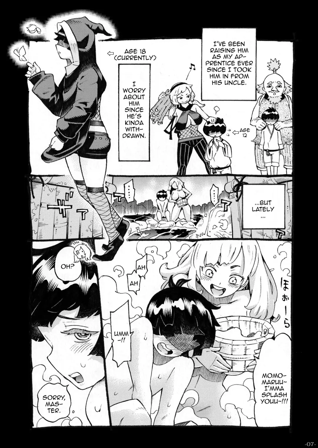 [Nishi Yoshiyuki] Kunoichi wa Deshi to Oshinobi de | A Kunoichi Sneaks Up On Her Disciple Fhentai - Page 6