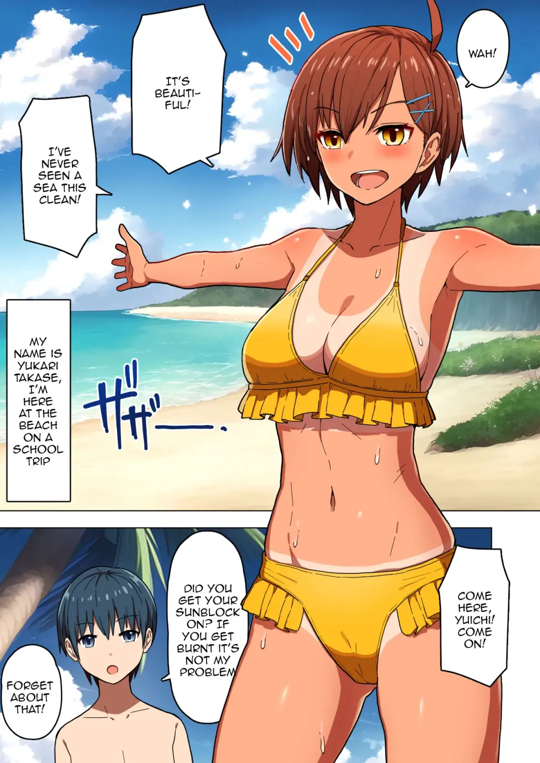 Shuugaku Ryokou, Kanojo Ubarareru Nettaiya | A School Trip, a Tropical Night Where She Is Taken By Force Fhentai - Page 6