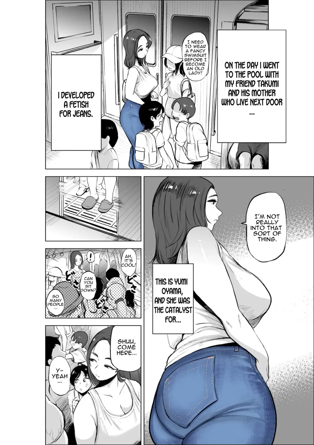 [Fukuhara Takaya] Jeans wa Iteru Kowakute Nigate dakedo Megutai na Tomodachi no Okaa-san | My Friend's Mother, Who Wears Jeans Is Scary But Is Blessed With A Big Booty. Fhentai.net - Page 2