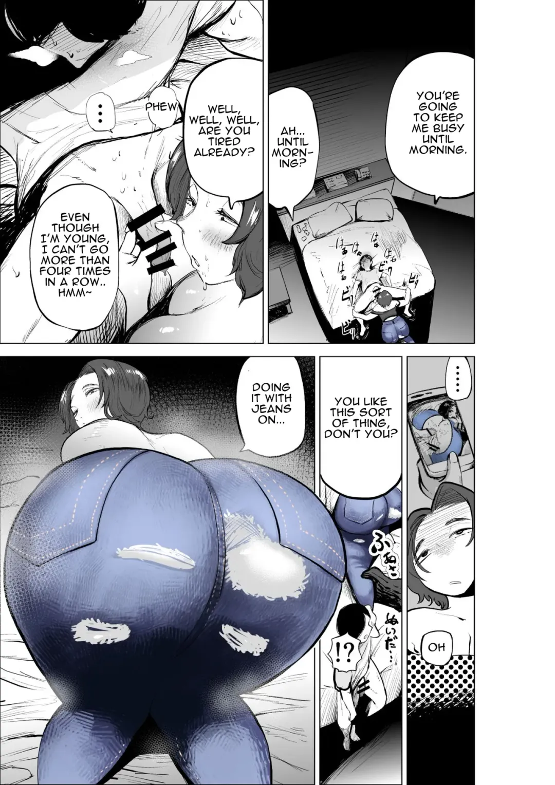 [Fukuhara Takaya] Jeans wa Iteru Kowakute Nigate dakedo Megutai na Tomodachi no Okaa-san | My Friend's Mother, Who Wears Jeans Is Scary But Is Blessed With A Big Booty. Fhentai.net - Page 39