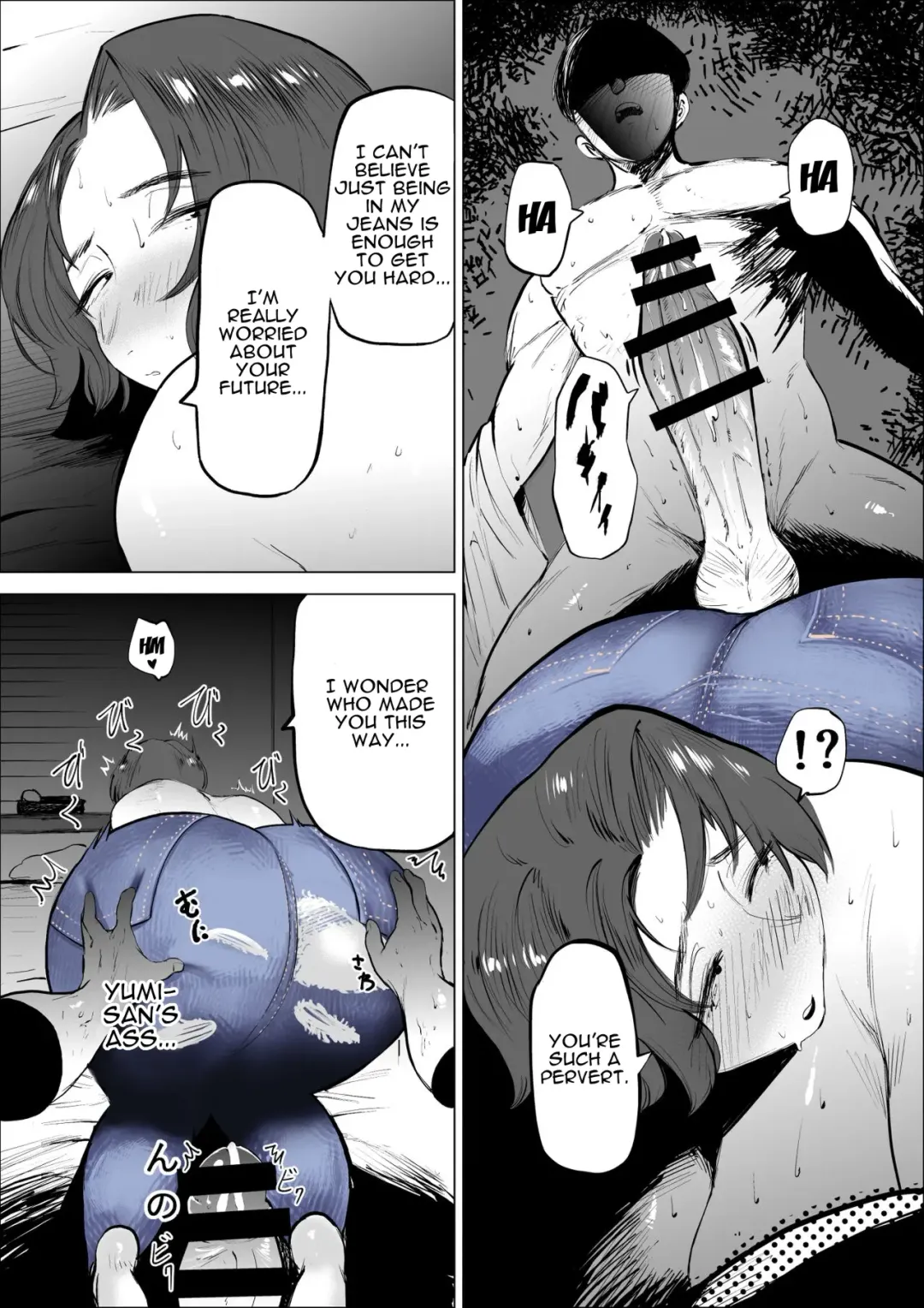 [Fukuhara Takaya] Jeans wa Iteru Kowakute Nigate dakedo Megutai na Tomodachi no Okaa-san | My Friend's Mother, Who Wears Jeans Is Scary But Is Blessed With A Big Booty. Fhentai.net - Page 40