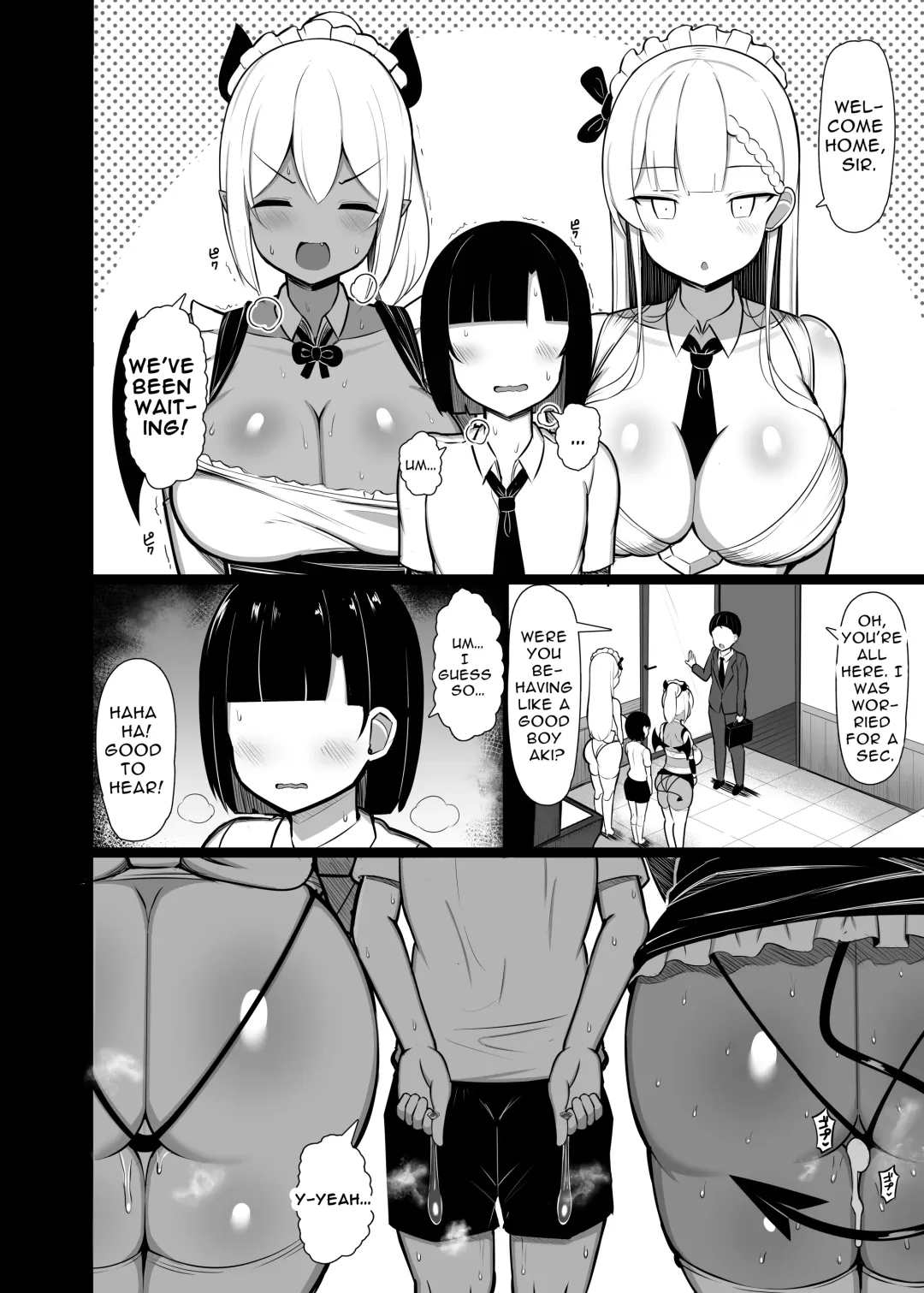 [Jakko] Goshujin-sama no Ochinchin wa Yuzurenai ~Succubus Maid to Nukirobo Maid~ Fhentai.net - Page 28