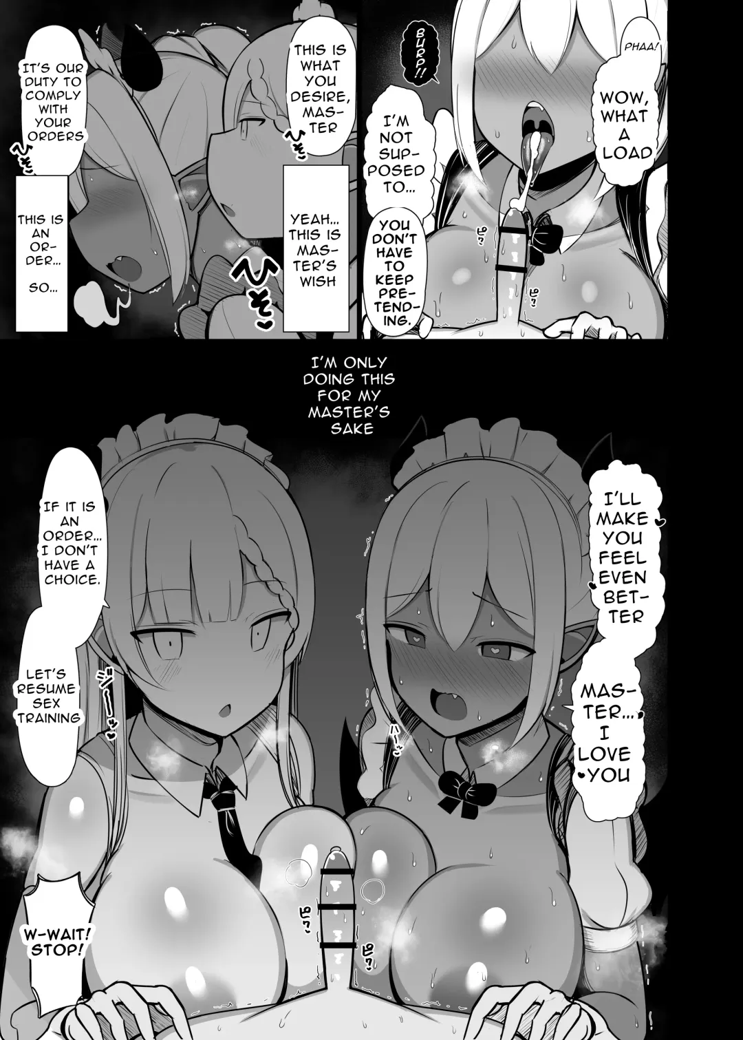 [Jakko] Goshujin-sama no Ochinchin wa Yuzurenai ~Succubus Maid to Nukirobo Maid~ Fhentai.net - Page 33