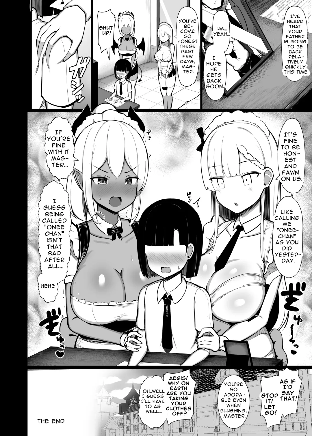 [Jakko] Goshujin-sama no Ochinchin wa Yuzurenai ~Succubus Maid to Nukirobo Maid~ Fhentai.net - Page 44