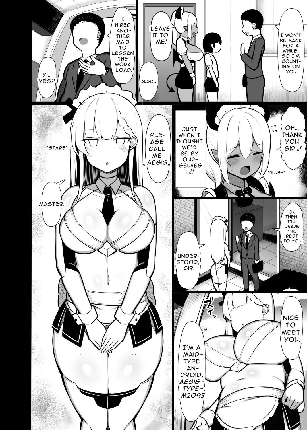 [Jakko] Goshujin-sama no Ochinchin wa Yuzurenai ~Succubus Maid to Nukirobo Maid~ Fhentai.net - Page 6