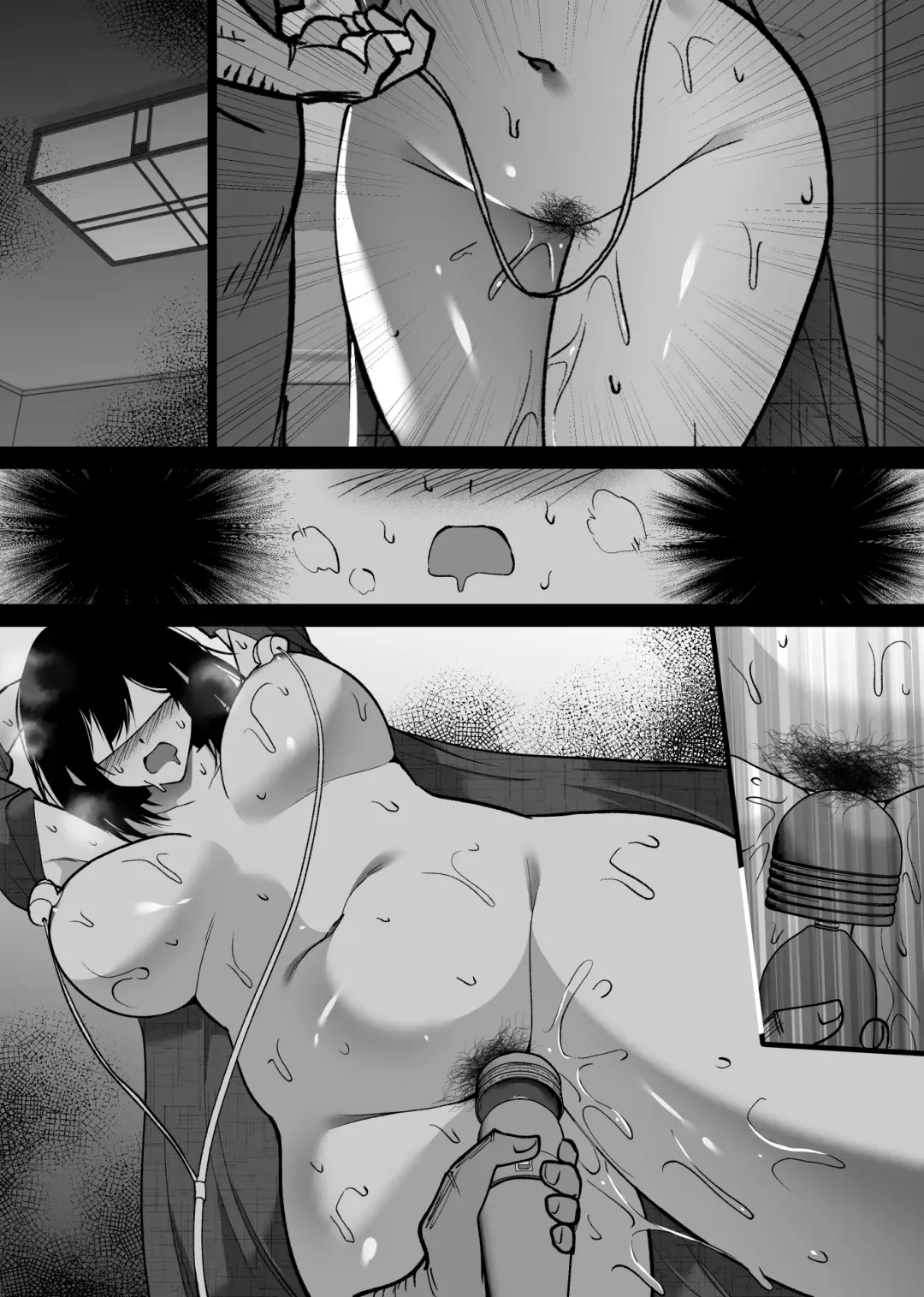 [Hachiko] Ochiru toki 3 -Ryokan no Kyakushitsu de Otto no Shuushin-Chuu Okonawareru Tanin Koubi- Fhentai - Page 67