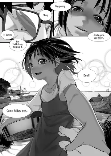 [Numata Shizumu] Asia no Hinminkutsu de Hounyou Tousatsu Shitetara Tsurutsuru Omanko Kaeta Hanashi | That Time I Took Peeping Photos of Girls Urinating in an Asian Slum and Bought a Smooth Pussy Fhentai - Page 13