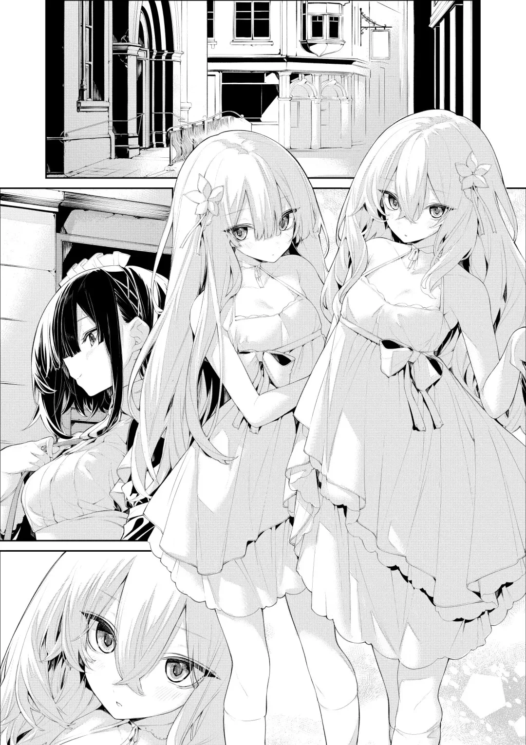 [Zanka] Soto de  Maid-san o Yuuwaku Suru Shimai no  Ojou-sama Fhentai.net - Page 6