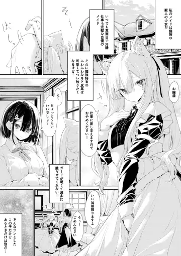 [Zanka] Fudan wa Sokkenai kedo, Hatsujouki ni Naru to Ojou-sama ni   Amaama ni Amaechau Nekomimi Maid-san - Fhentai.net