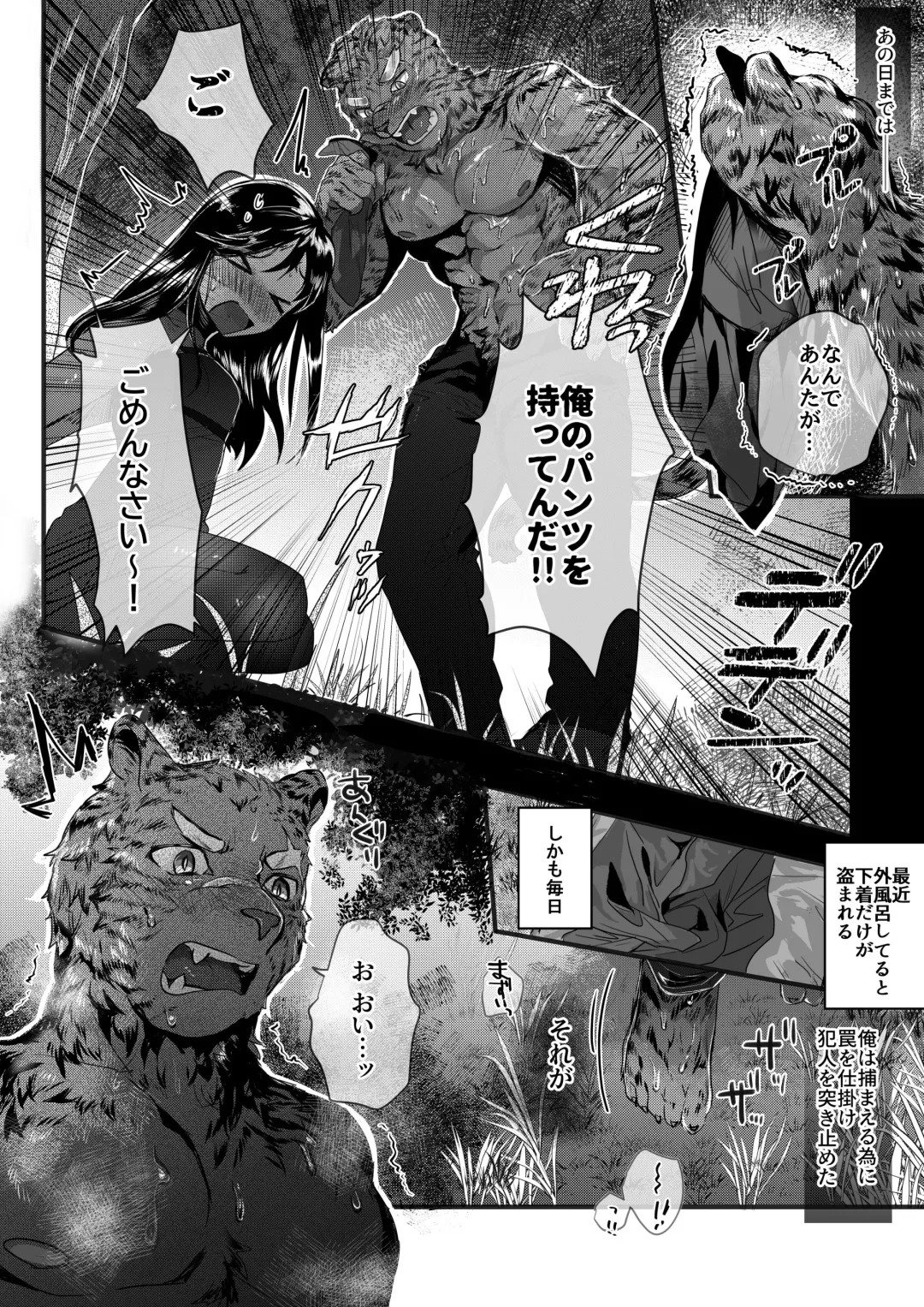 [Betsukusa] Tora ga Ningen to Asedaku Sex suru Hanashi Fhentai.net - Page 2