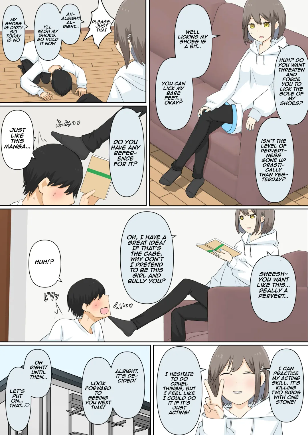 [Ameno Shigure] Osananajimi Kanojo ni Mazobare Shite Ijimete Morau Hanashi | A story about confessing my masochistic tendencies to my childhood friend and having her bully me Fhentai - Page 22