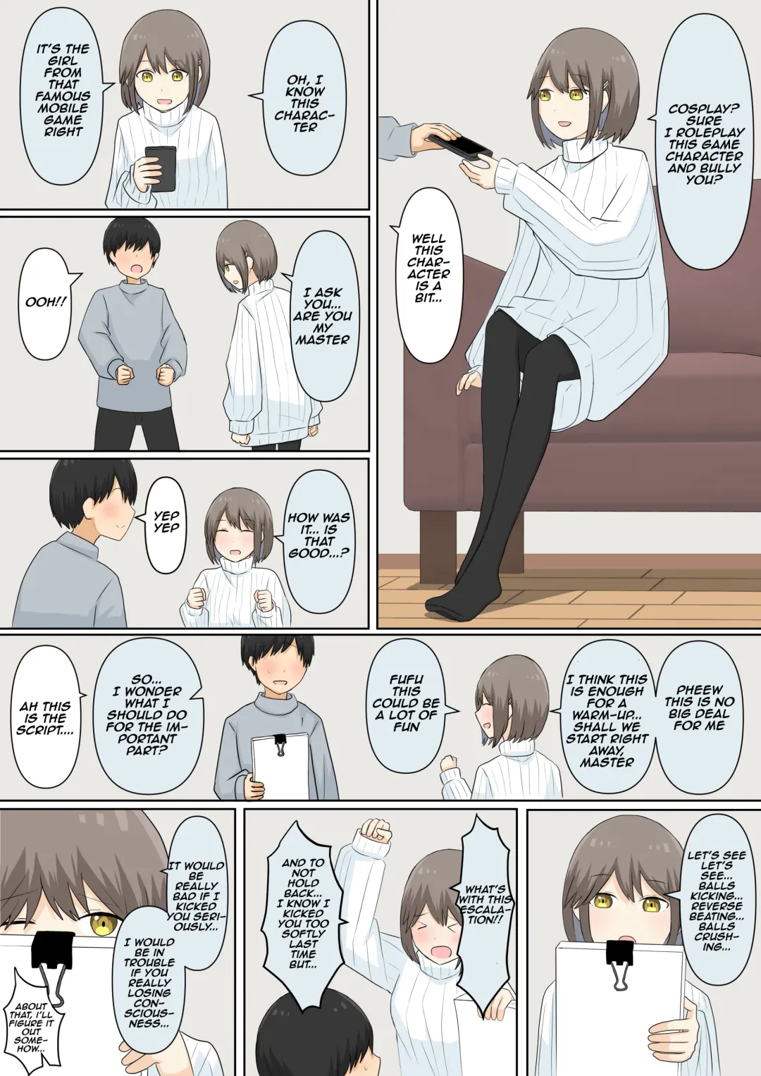 [Ameno Shigure] Osananajimi Kanojo ni Mazobare Shite Ijimete Morau Hanashi | A story about confessing my masochistic tendencies to my childhood friend and having her bully me Fhentai - Page 37