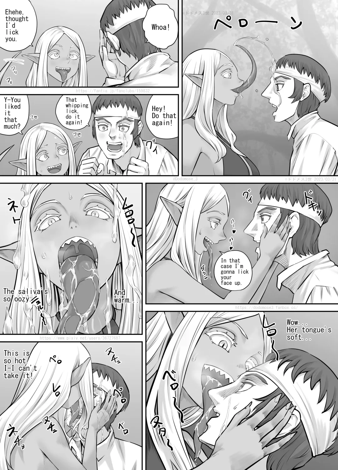 [Dodomesu3sei] Mori ni Sumu Kaibutsu no Onnanoko no Hanashi Fhentai - Page 13