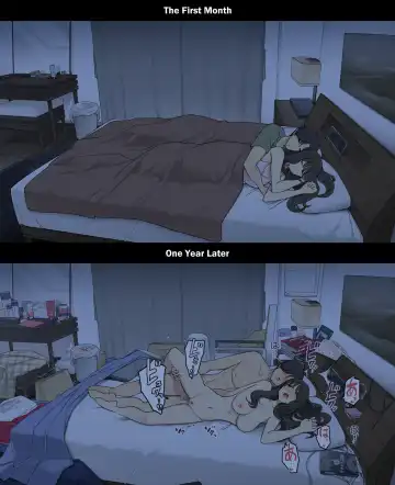 [Wakamatsu] Dousei Seikatsu Ikkagetsume to Ichinen Ato, Asaokite kara Shuushin made no Hikaku | A Day in the Life of a Couple: Their First Month Living Together vs. One Year Later Fhentai - Page 24