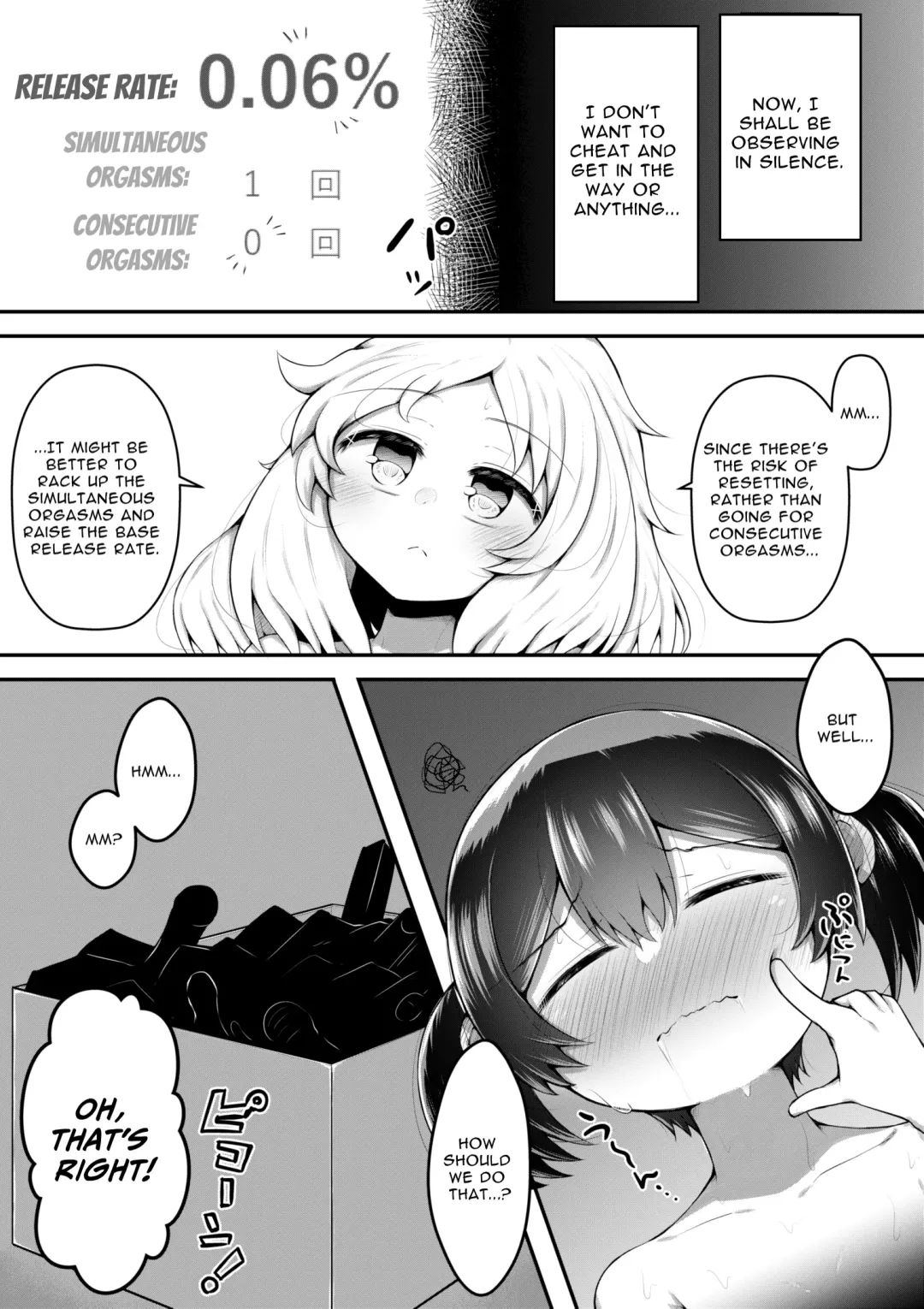 [Toro Ochi] Zecchou suru to 0.05% no Kakuritsu de Derareru Heya | 1 Orgasm = 0.05% Chance of Escape Fhentai - Page 23