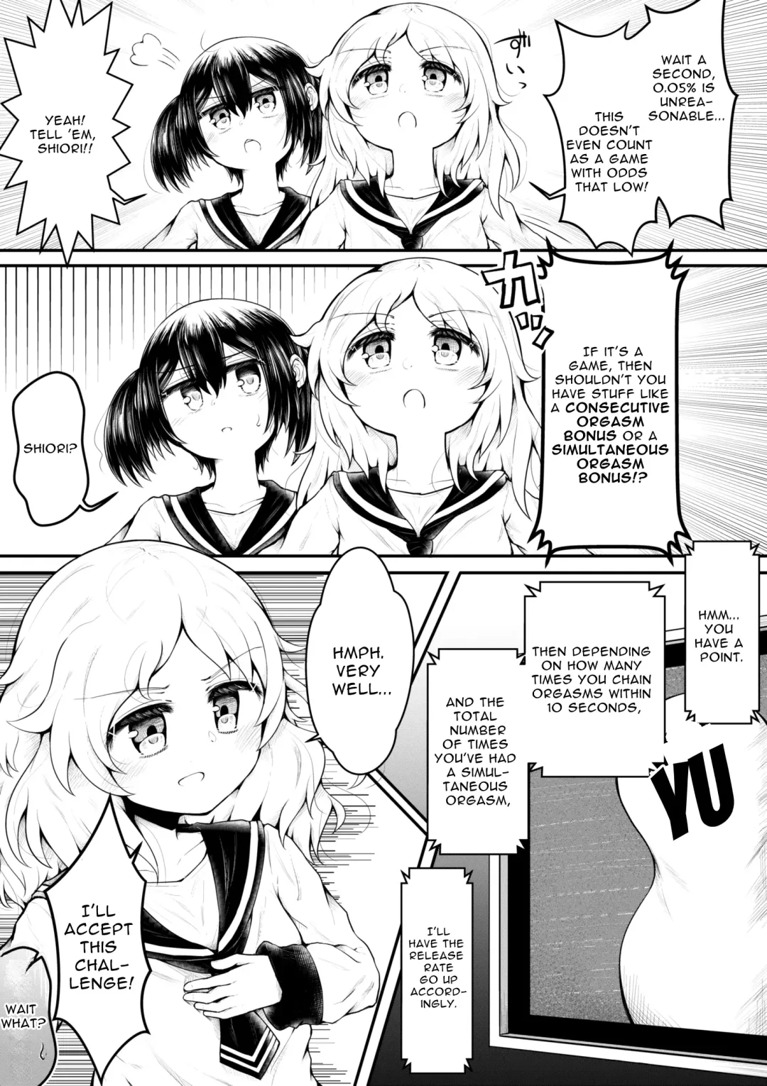 [Toro Ochi] Zecchou suru to 0.05% no Kakuritsu de Derareru Heya | 1 Orgasm = 0.05% Chance of Escape Fhentai - Page 6