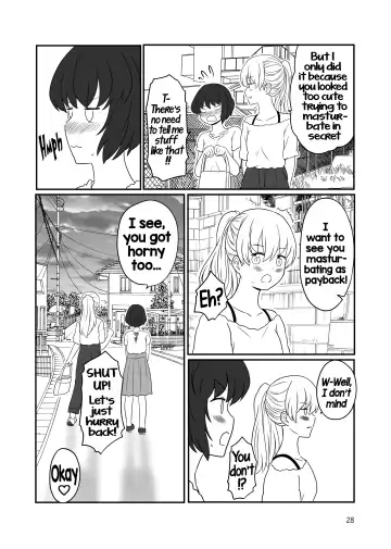 [Kurosawa Karura] Umi de Roshutsu Play Shichau Yuriple | A yuri couple does exhibitionism at the beach Fhentai.net - Page 27