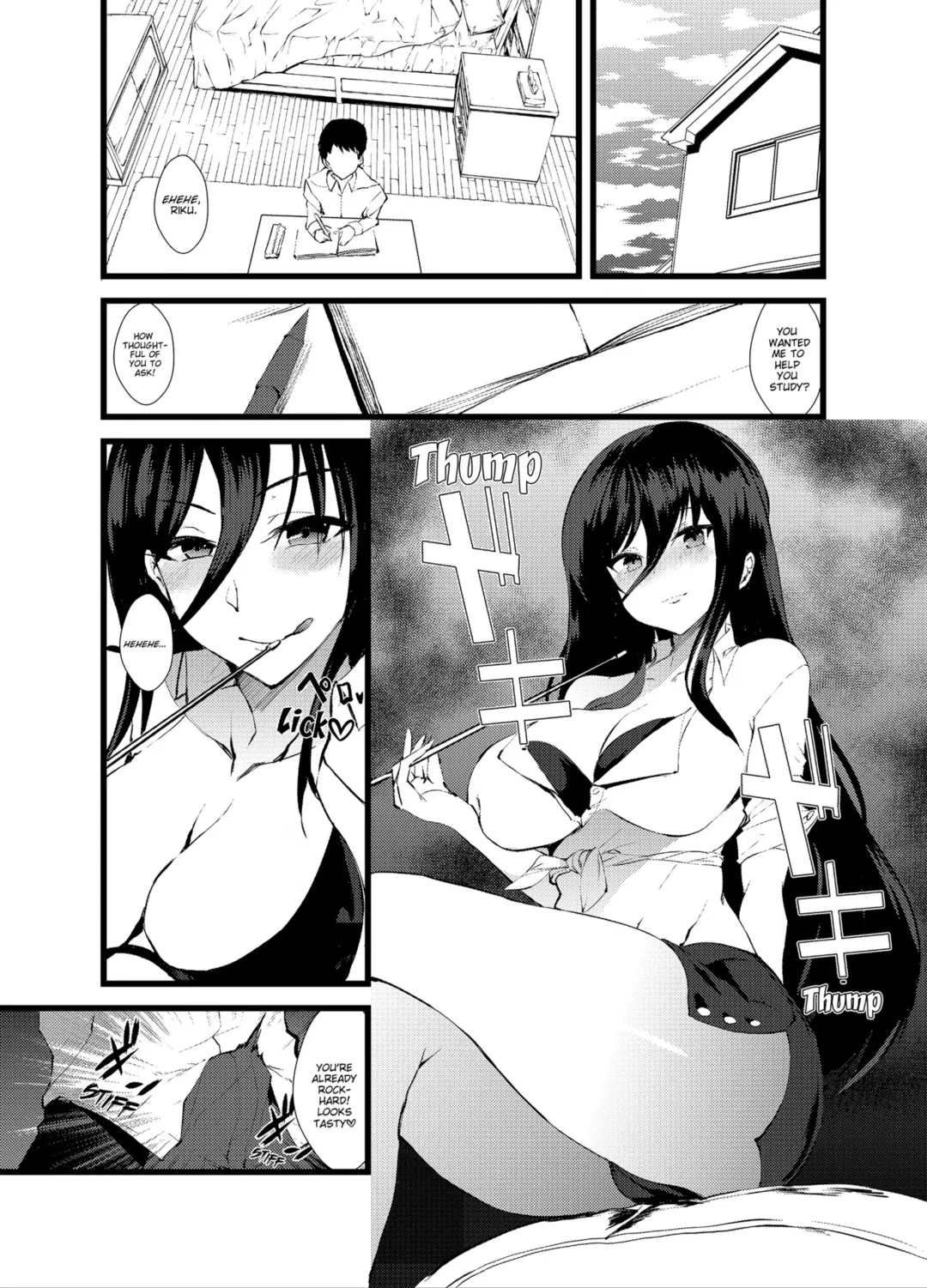 [Asahiru Yuu] "Katte ni Ittara Oshioki yo..." Onee-chan to Ecchi na Benkyoukai | Punishment Awaits If You Cum Without Me (decensored) Fhentai - Page 22