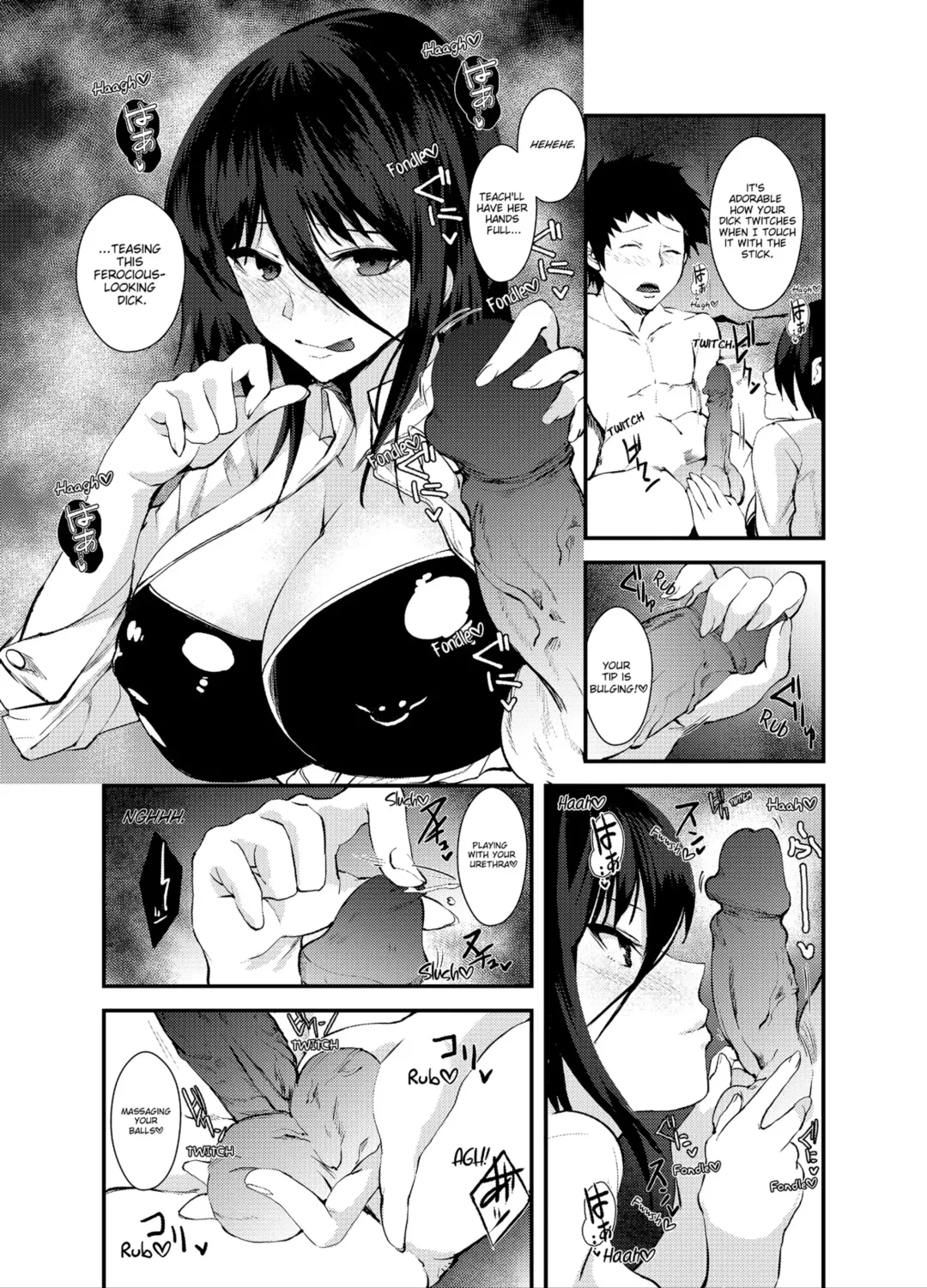 [Asahiru Yuu] "Katte ni Ittara Oshioki yo..." Onee-chan to Ecchi na Benkyoukai | Punishment Awaits If You Cum Without Me (decensored) Fhentai - Page 25