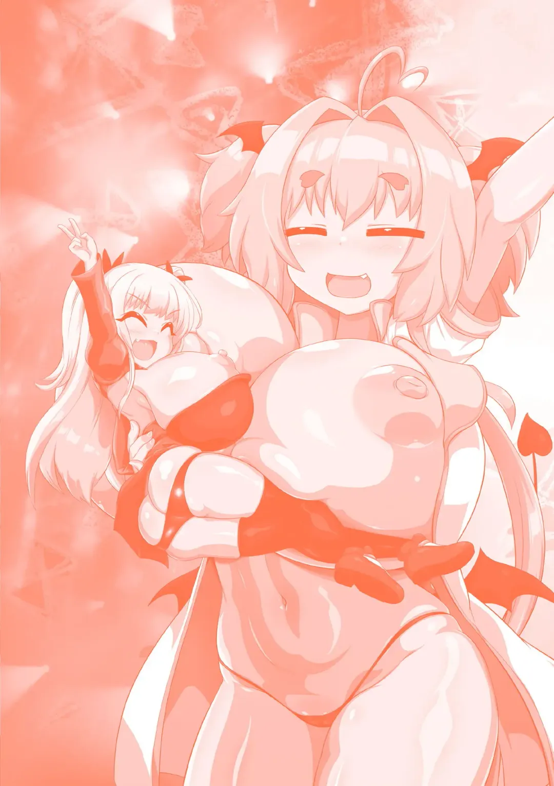 [Isemagu] Succubus to Mahou Shoujo to Papa Katsu to Dekachin Battle!! Fhentai - Page 174