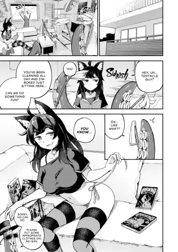 [Ghettoyouth] My Housemaid is a Tentacle Monster (uncensored) Fhentai - Page 8