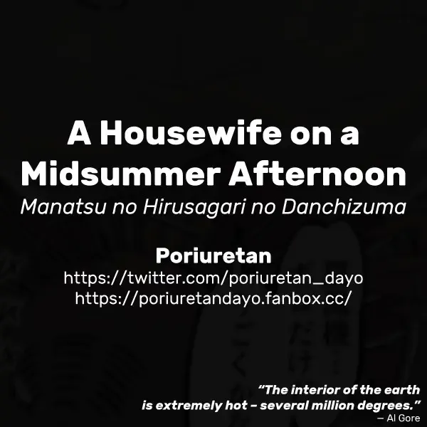 [Poriuretan] Manatsu no Hirusagari no Danchizuma | A Housewife on a Midsummer Afternoon Fhentai - Page 9