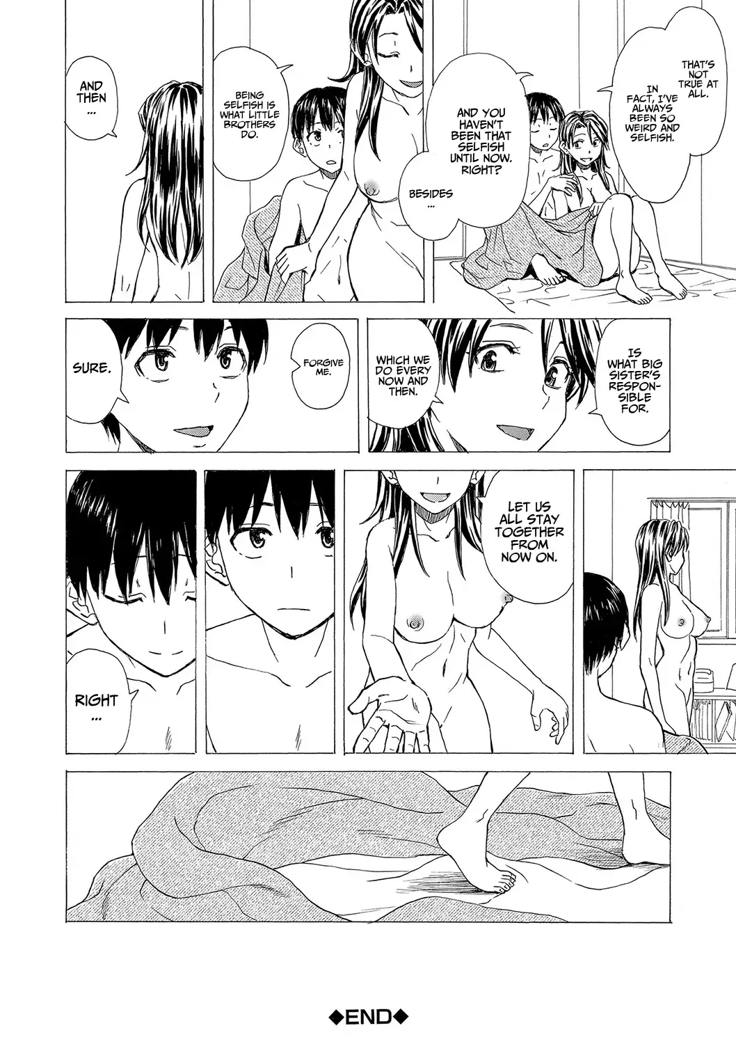 [Fuuga] H na Ane-tachi to Dokomademo - I Go With Naughty Older Sister Forever Ch. 6 Fhentai - Page 44