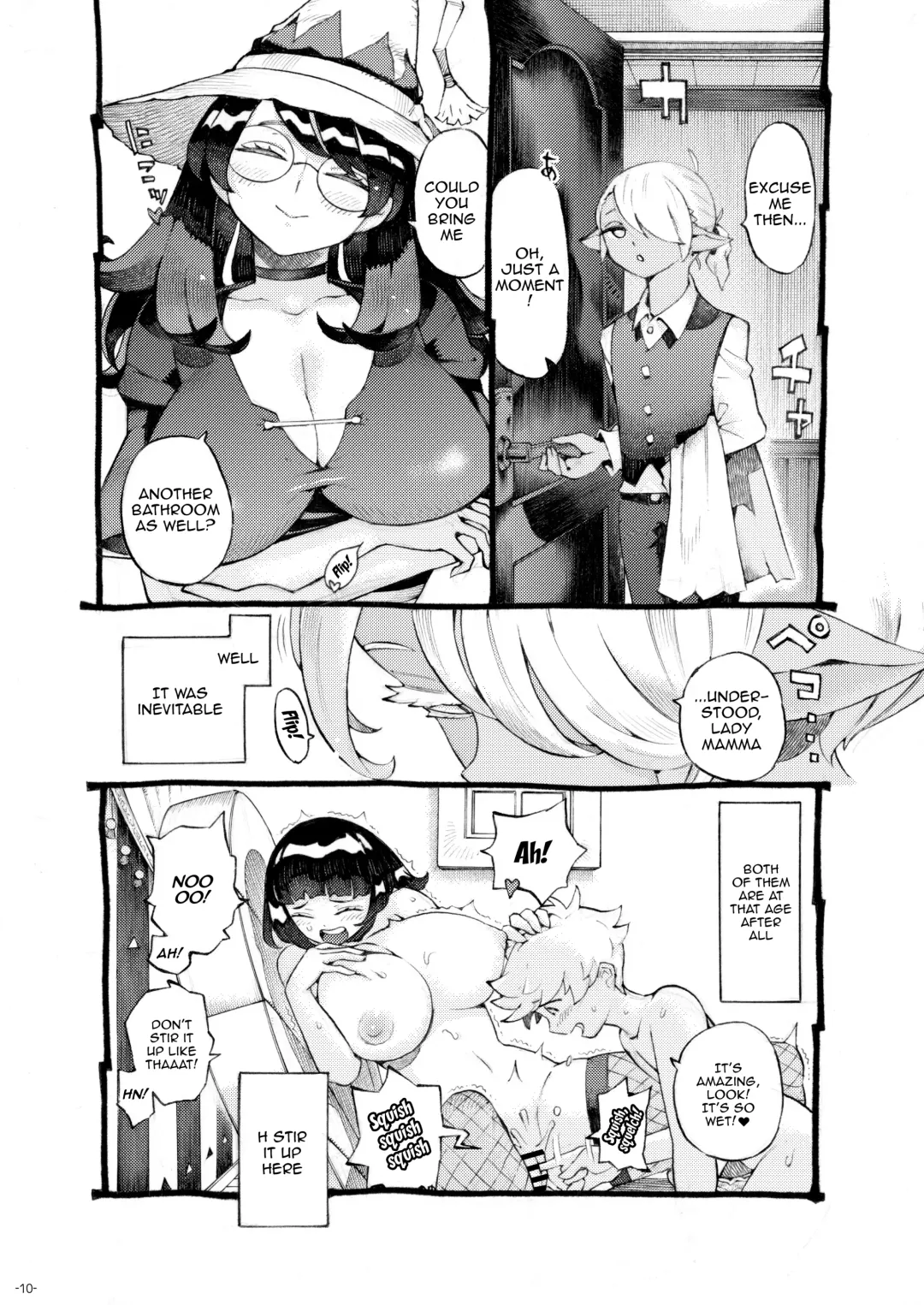 [Nishi Yoshiyuki] Majo wa Kekkyoku Sono Kyaku to 4 ~Mama Hen~  The Witch Ended Up 4... ~Mommy Edition~ Fhentai - Page 9