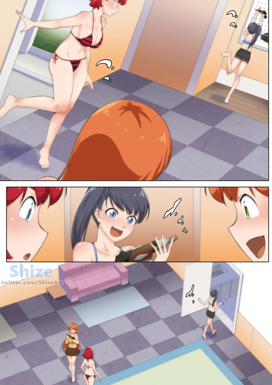 [Powerdashc - Shize] Lucy and the Three Great Demons Fhentai - Page 11