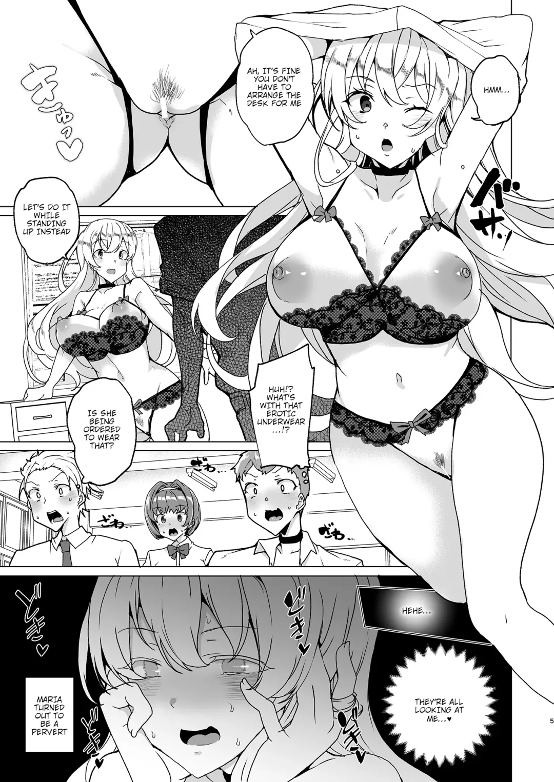 [Tanaka Decilitre] Joukyuu Seishi Chakushou Gimuka!? EX1 ~Class no Takane no Hana no Hentai Seiheki~ | Mandatory Superior Sperm Implantation! EX1 ~The Perverted Desires of the Unattainable Class Flower~ Fhentai.net - Page 6