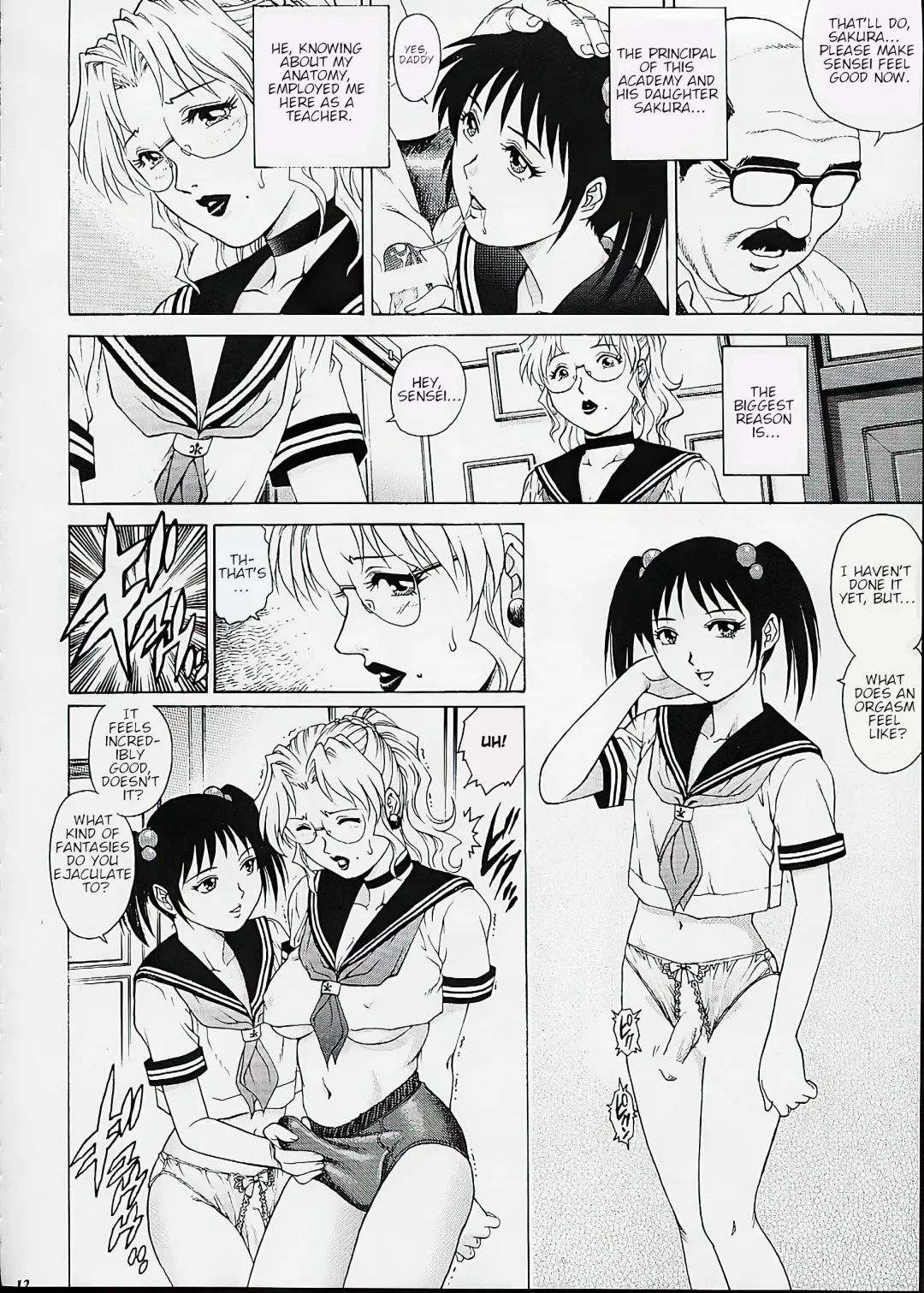 [Yanagawa Rio] Onna Kyoushi Futanari Sailor Fuku | Futanari Female Teacher in a Sailor Uniform Fhentai - Page 8