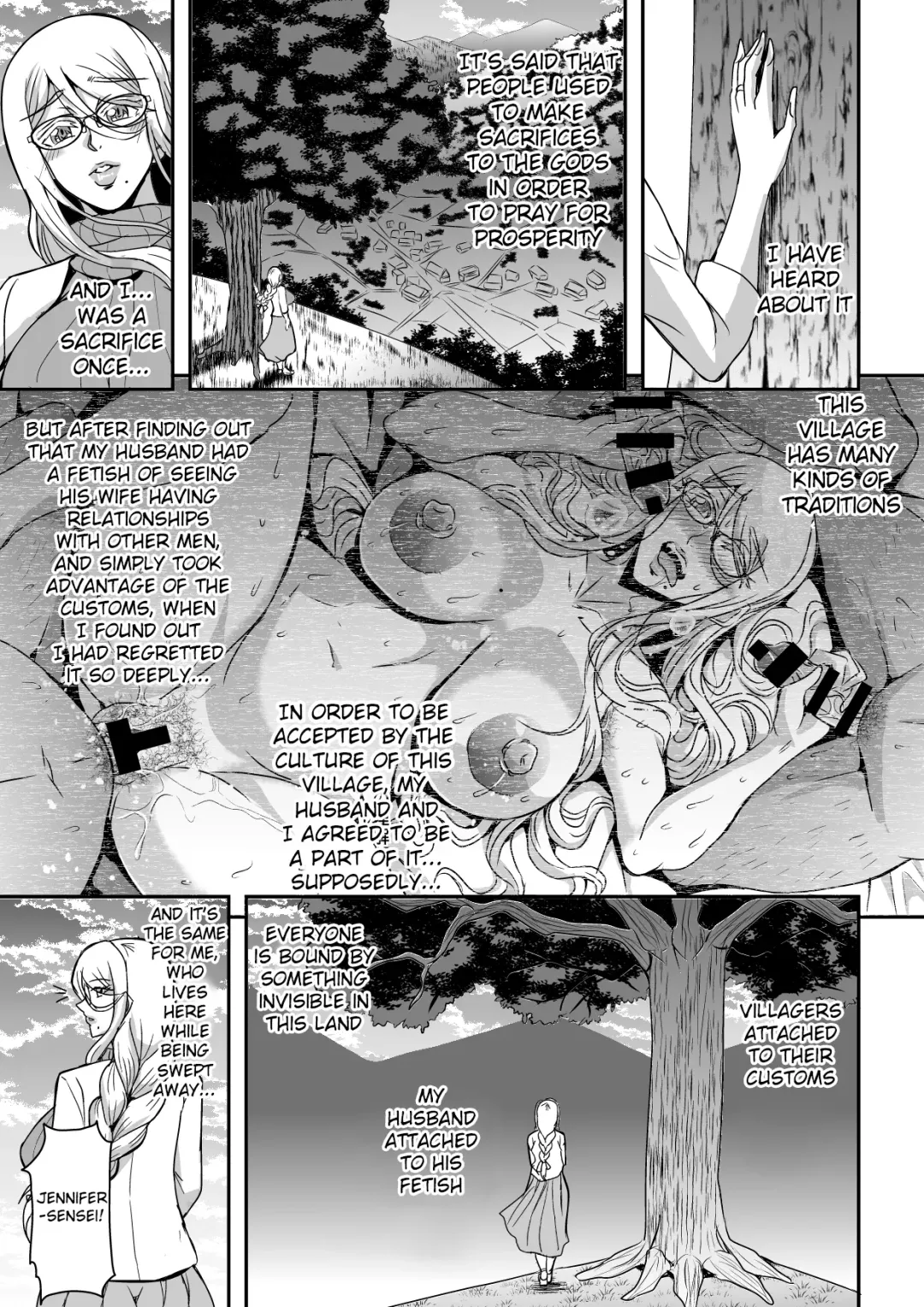 [Mifune Seijirou] Bakunyuu Hitozuma Kinpatsu Gaikokujin Jokyoushi ga Mura no Inshuu de Kasshoku Shota no Fudeoroshi o Suru Hanashi Fhentai - Page 6