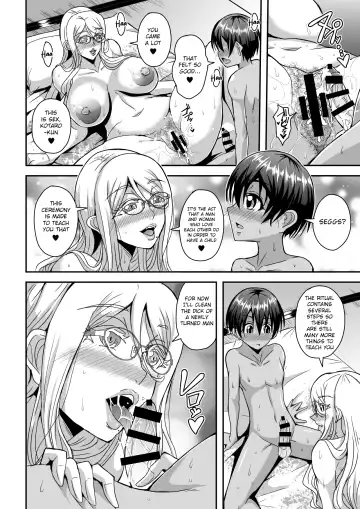 [Mifune Seijirou] Bakunyuu Hitozuma Kinpatsu Gaikokujin Jokyoushi ga Mura no Inshuu de Kasshoku Shota no Fudeoroshi o Suru Hanashi Fhentai.net - Page 25