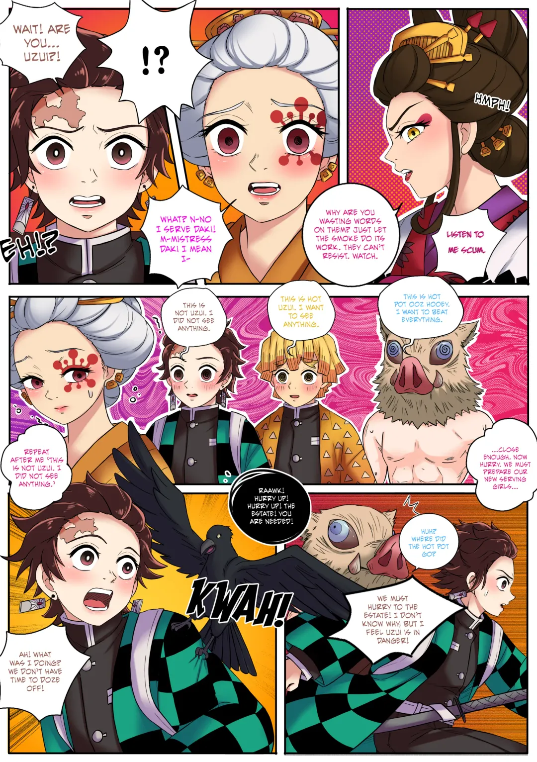 [Meowwithme] Kimetsu no Yaiba: Red Light District Fhentai.net - Page 12