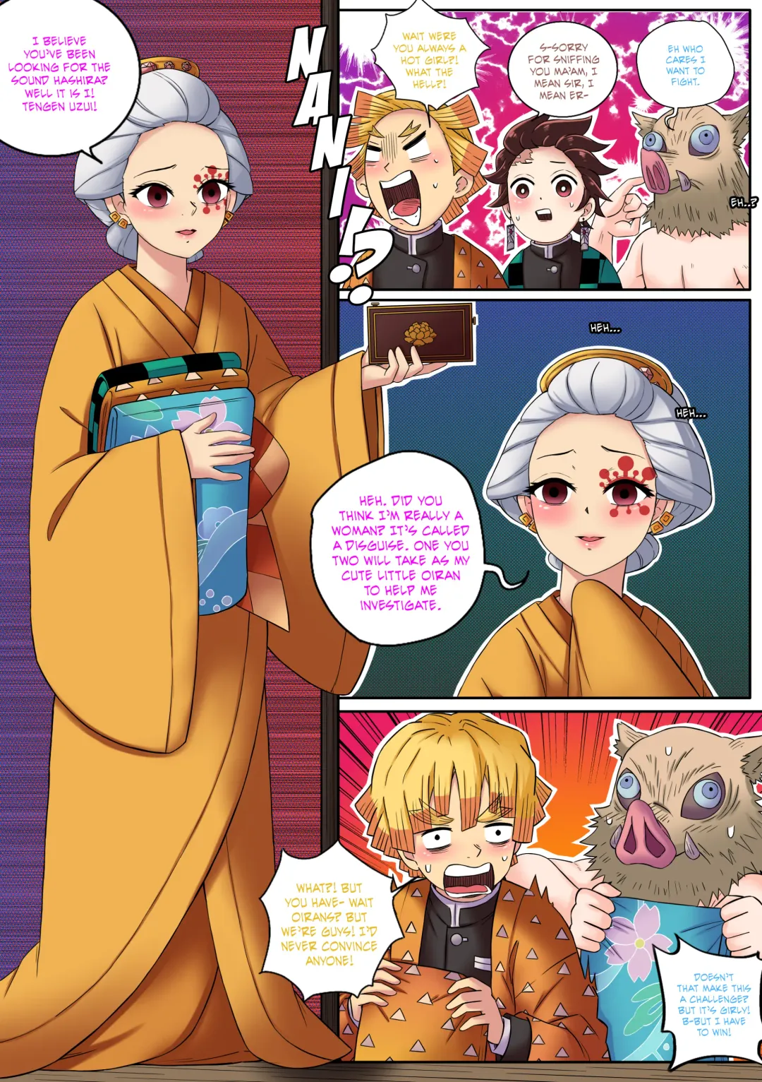 [Meowwithme] Kimetsu no Yaiba: Red Light District Fhentai.net - Page 14