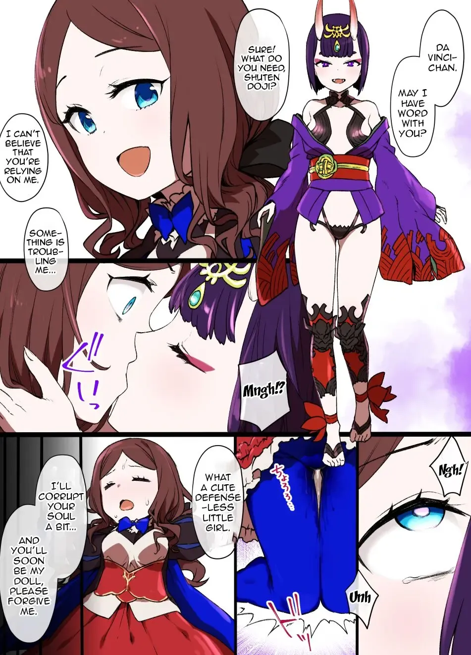 [Kusayarou] FGO Shuten Douji x Da Vinci Hyoui Manga | FGO Shuten-Doji x Da Vinci possession manga Fhentai - Page 3