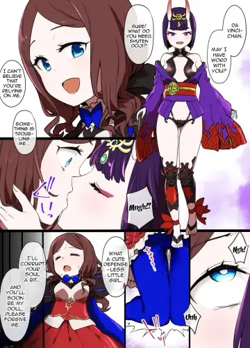 [Kusayarou] FGO Shuten Douji x Da Vinci Hyoui Manga | FGO Shuten-Doji x Da Vinci possession manga Fhentai.net - Page 3